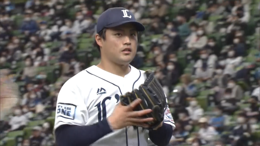 4回表・L松本 牽制でアウトを取ってこの回を終わらせる!!