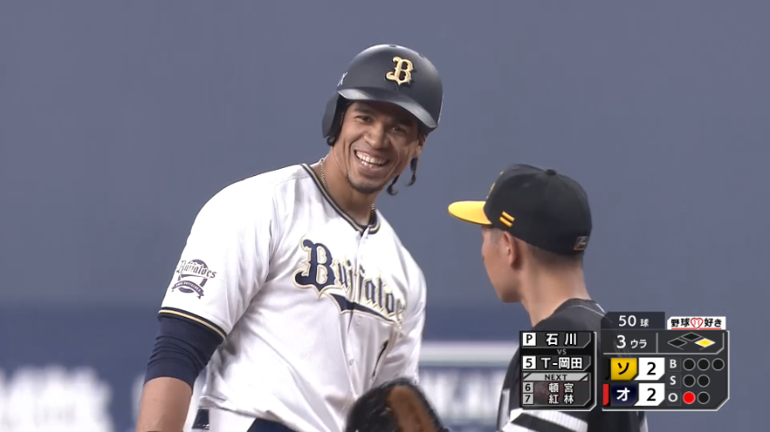 3回裏・Bモヤ 同点に追いつくタイムリーヒットを放つ!!