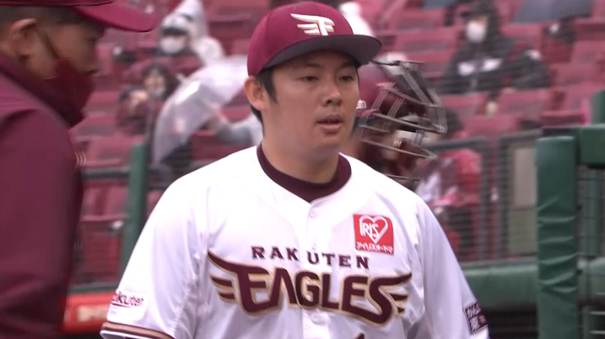 9回表・E松井 意表を突く緩い変化球で見逃し三振‼