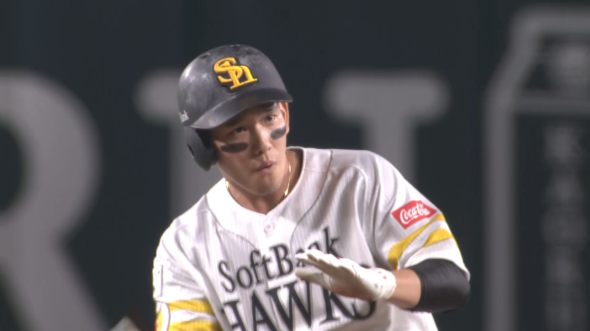 1回裏・H栗原 チームを勢いづけるタイムリー2ベースヒットを放つ!!