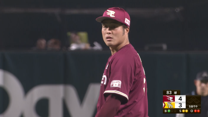 5回裏・E瀧中 初回に失点を許すも3回以降を3者凡退に抑える好投!!