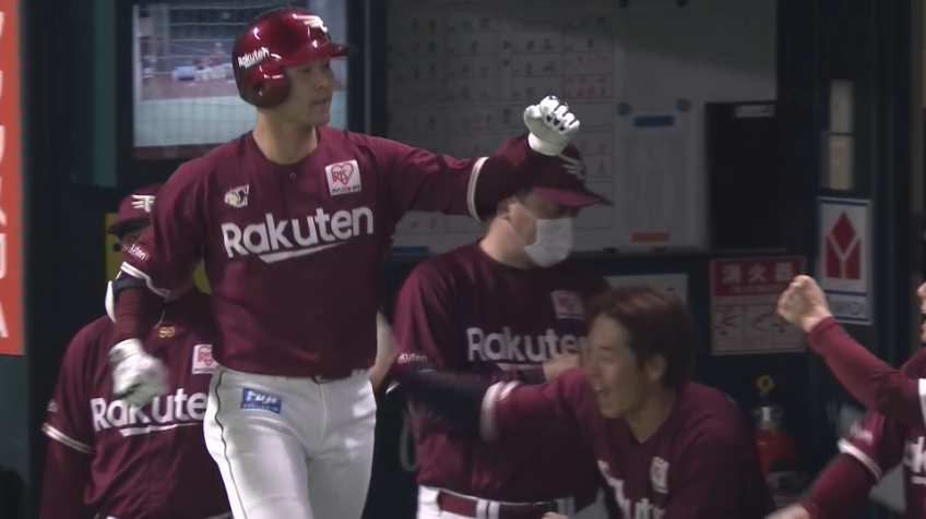 2回表・E茂木 ライトへ先制のホームラン!!