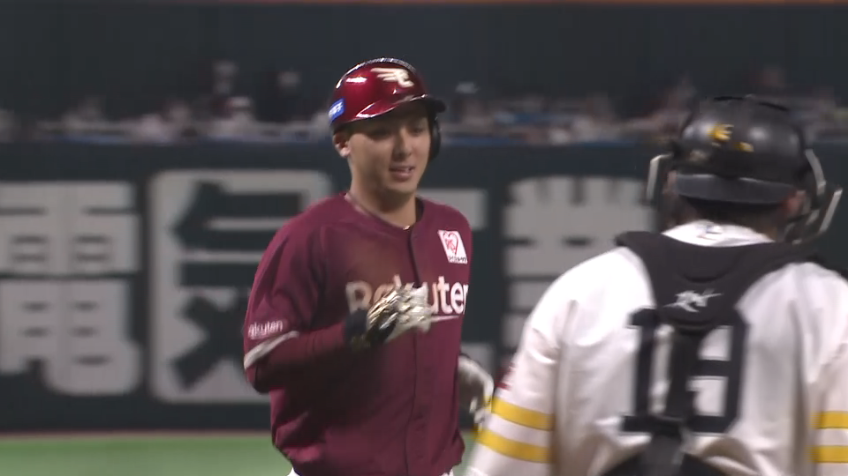 5回表・E村林 ライトスタンドへプロ初ホームラン!!