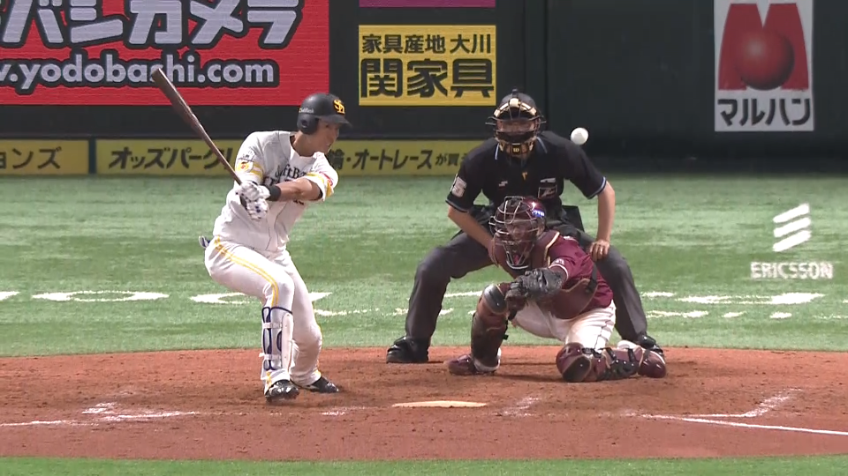 9回裏・H上林 絶好調!! 最終回に執念の同点タイムリーを放つ!!