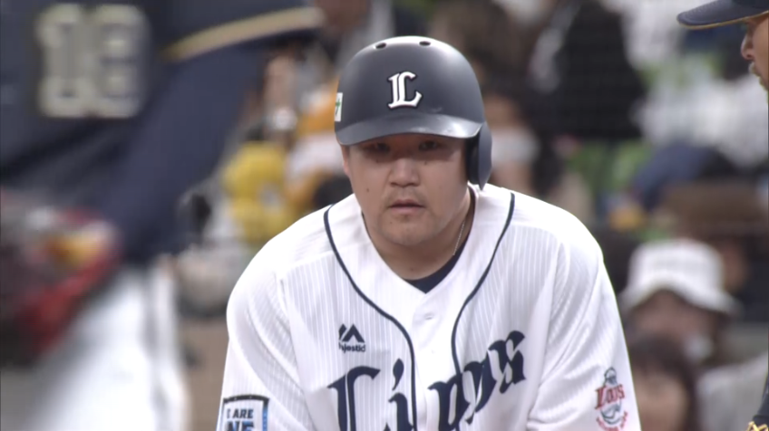 5回裏・L中村 2打席連続となるタイムリーヒットを放つ!!