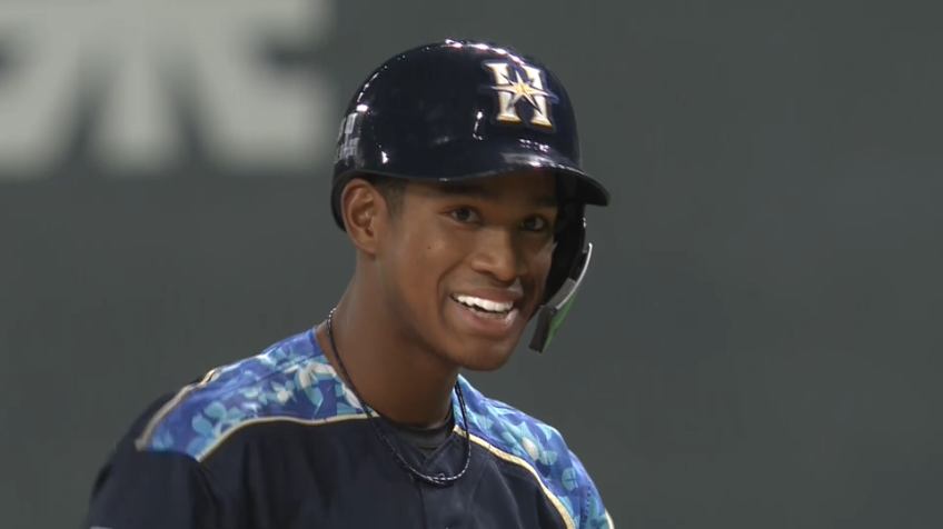 6回裏・F万波 プロ初打点は横浜高校の先輩・涌井秀章から!!