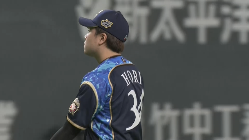 8回表・F堀 1回を完ぺきに抑える好リリーフを披露!!