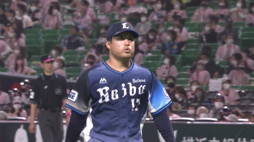 5回裏・L松本 3者凡退に抑え、勝ち投手の権利を得る!!