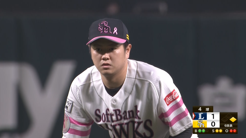 6回表・H津森 空振り三振を奪う!!