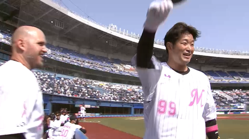 2回表・M柿沼 今季初!! プロ通算2本目のホームランで同点に追いつく!!