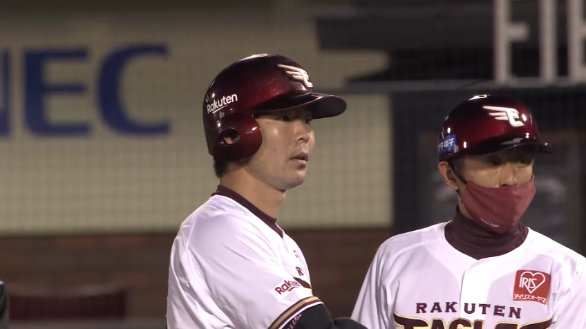 3回裏・E島内 ライトへ勝ち越しタイムリーヒット!!