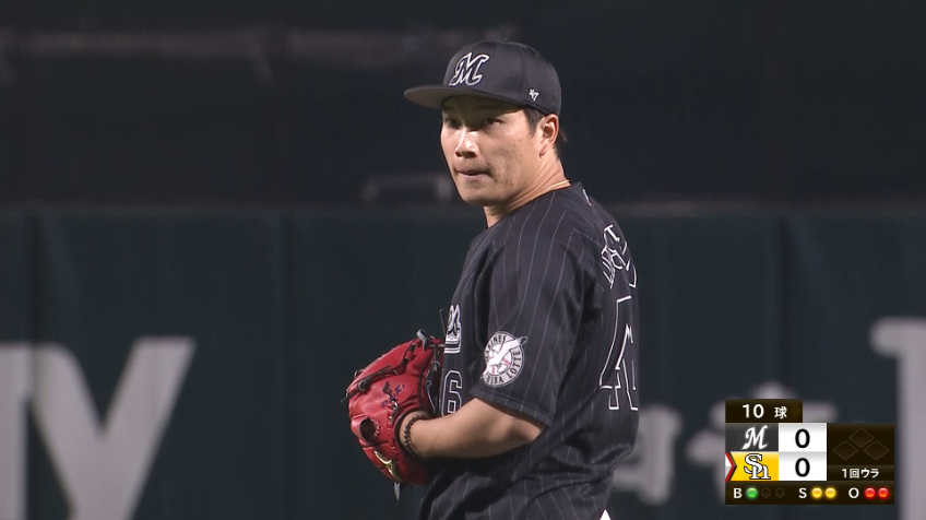 1回裏・M岩下 H栗原から三振を奪い、初回3者凡退の順調な立ち上がり!!