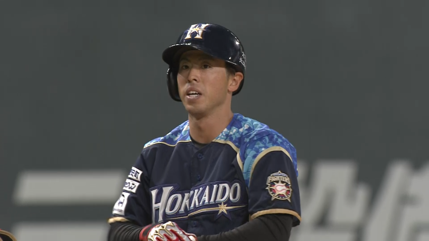 7回裏・F五十幡 快足飛ばしてタイムリー3ベース!!