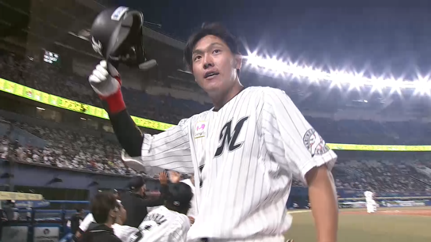 4回裏・M安田 これぞ4番の仕事!! 2ランホームランで同点に追いつく!!