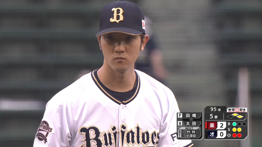 5回表・B田嶋 2連続ヒットでピンチを招くも粘りのピッチングを見せる!!