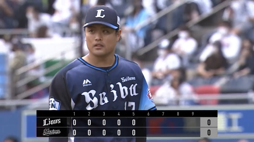 5回裏・L松本 5回被安打1の好投!!