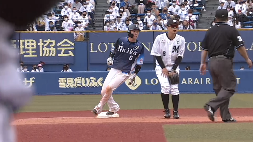 6回表・L源田 見事盗塁を決める!!
