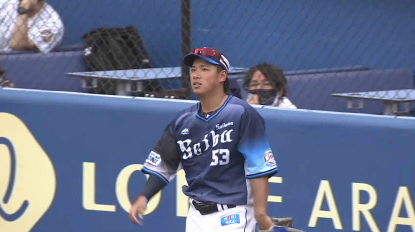 6回裏・L愛斗 ジャンピングキャッチ!!