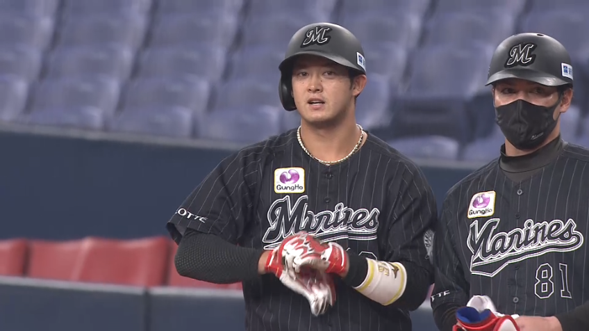 4回表・M佐藤 高めのボールを見事捉えタイムリーヒットで追加点!! ピッチャーを援護する!!