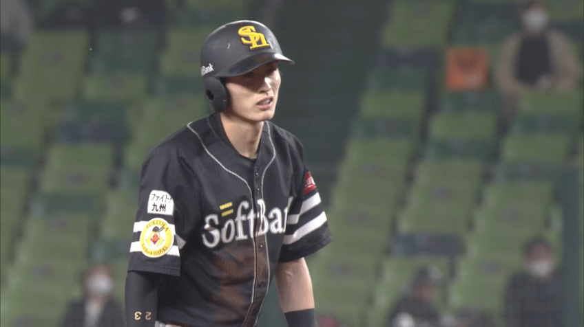 5回表・H周東 今季14個目の盗塁を決める!!