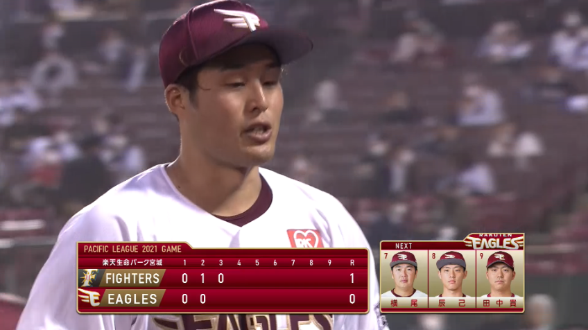 3回表・E瀧中 得点圏にランナーを背負いながらも空振り三振を奪う!!