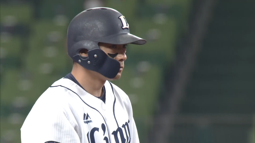 5回裏・L栗山 早速追加点!! ライトへのタイムリーヒット!!