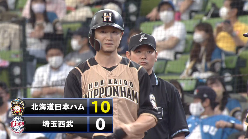 8回表・F西川 猛打賞の活躍でチーム10点目のタイムリーヒット!!