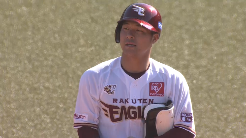 6回表・E茂木 満塁の大チャンスで逆転の2点タイムリー2ベースヒット!!