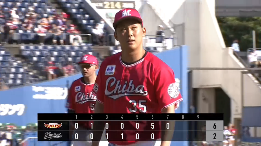 7回表・M鈴木 リリーフ登板で上位打線を3者凡退に抑える!!