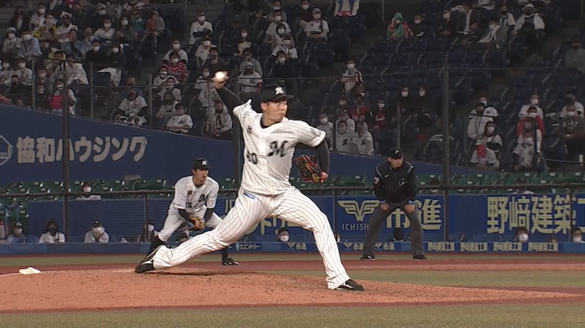 9回表・M横山 本拠地初登板を空振り三振で飾る!!