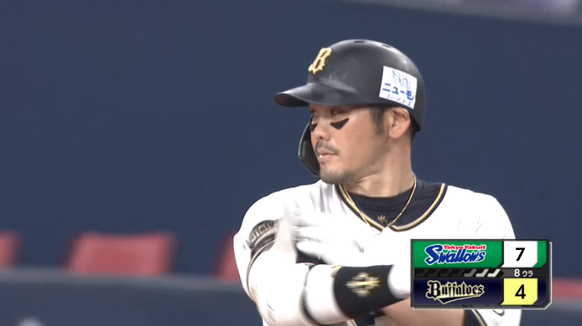 8回裏・B T-岡田 点差を縮めるセンターへのタイムリーヒット!!