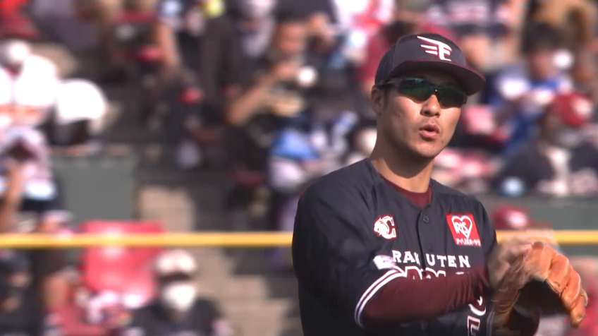 7回表・E茂木 抜けそうな当たりを逆シングルでアウトに持ち込む!!