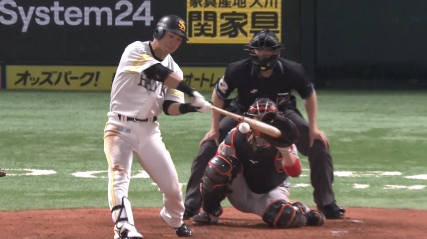 5回裏・H長谷川 大活躍!! この試合2本目のホームランを放つ!!