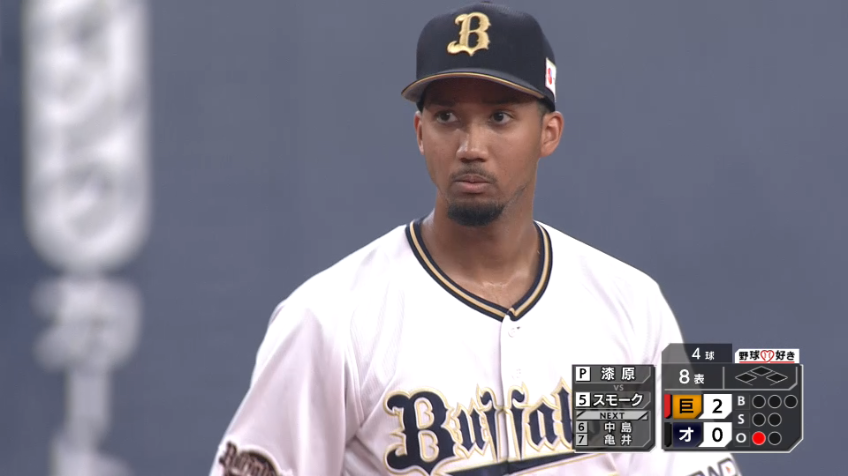 8回表・B宗 強烈な打球を上手く捌き、強肩を生かした送球でアウトを奪う!!