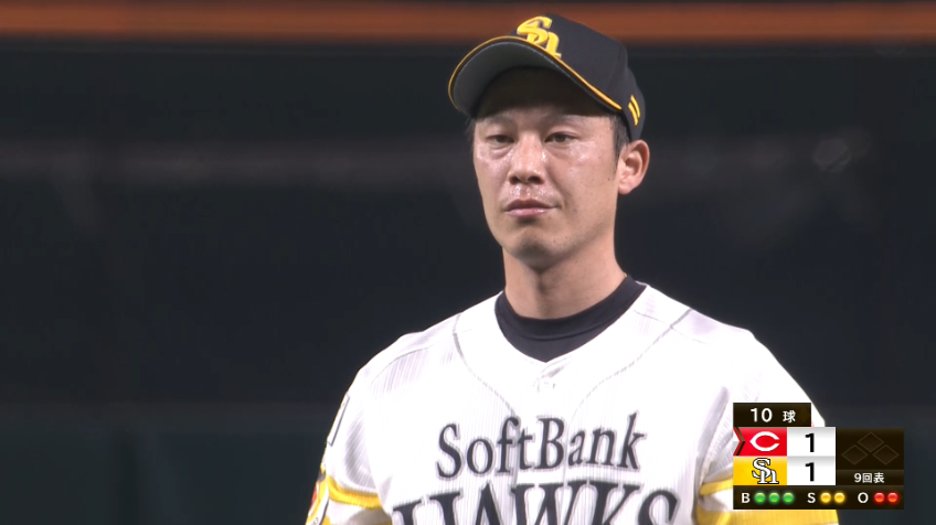 9回表・H岩嵜 上位打線を3者凡退に抑える好投を披露する!!