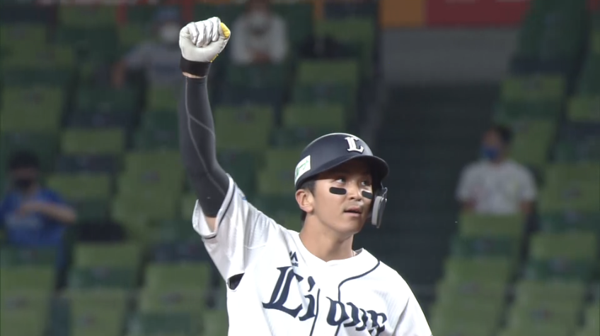 6回裏・L山田 猛打賞の活躍!! 2打席連続タイムリーヒットで2点差に!!