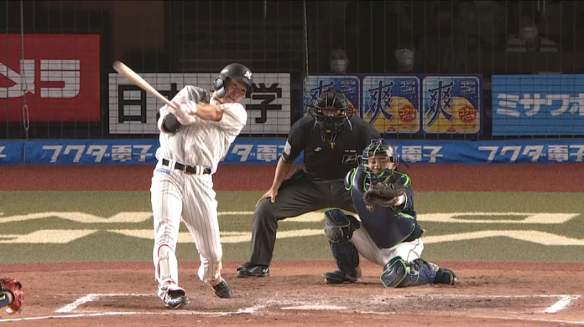 6回裏・M安田 三遊間を抜けるタイムリーヒットで1点を追加!!