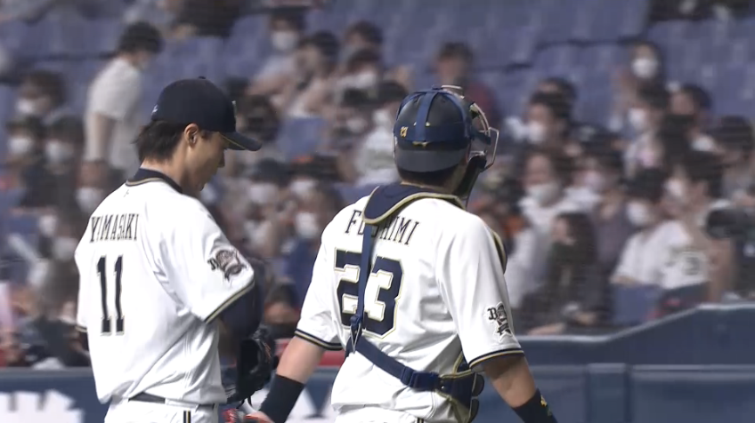 3回表・B山崎福 安打を許さない好投を見せる!!