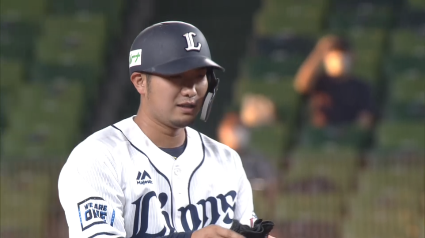 2回裏・L柘植 センターへのタイムリー2ベースヒットで勝ち越しに成功!!