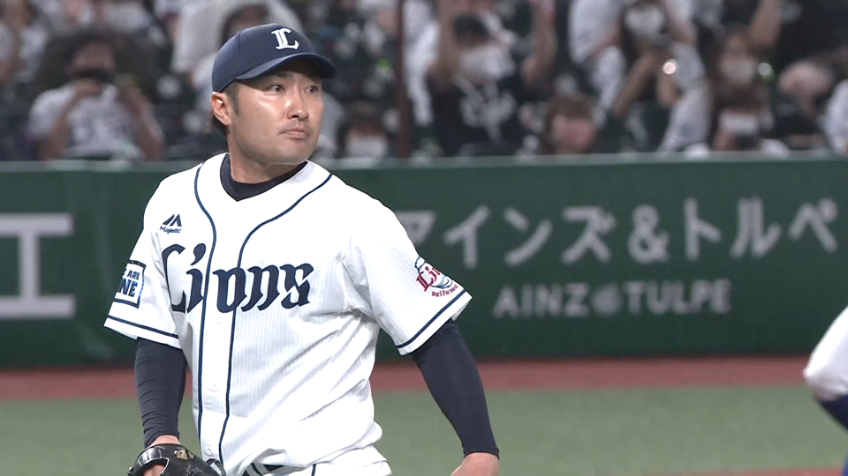 7回表・L武隈 ピンチの場面で登板し無失点に抑える好リリーフ!!