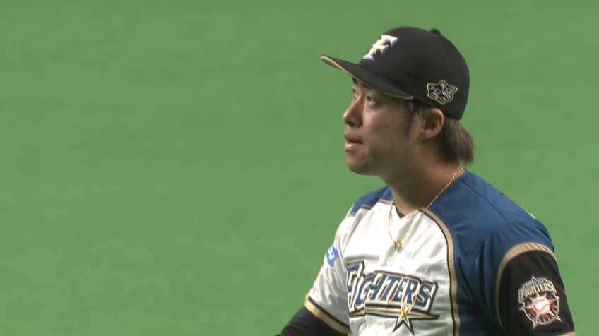 7回表・F秋吉 見事なピッチングで最後は空振り三振を奪う!!