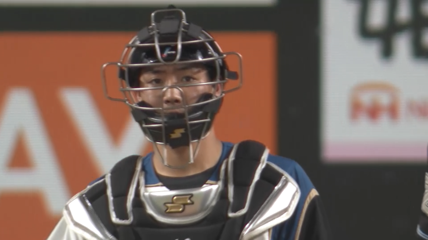 9回表・F郡 正確な送球で盗塁阻止に成功する!!