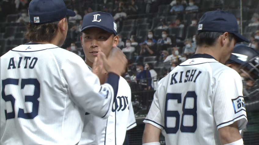 8回表・L水上 メモリアルデー!! プロ初登板で3者凡退!!