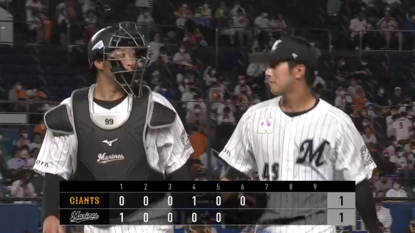 6回表・M本前 プロ入り最長の6回を1失点に抑える好投!!