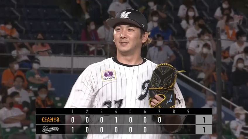 7回表・M小野 昨年までのチームメートから三振を奪い、ピンチを切り抜ける!!