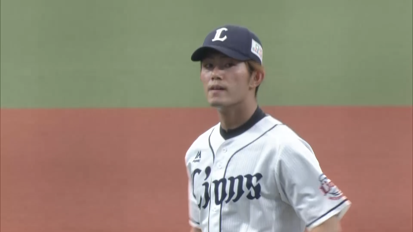 4回表・L今井 2アウト2,3塁のピンチを三振で切り抜ける!!