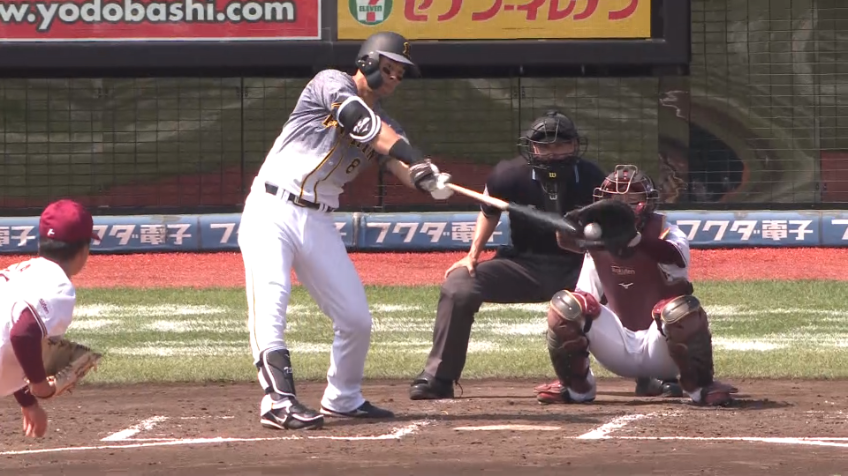 4回表・E早川 虎の怪物から三振を奪う!!