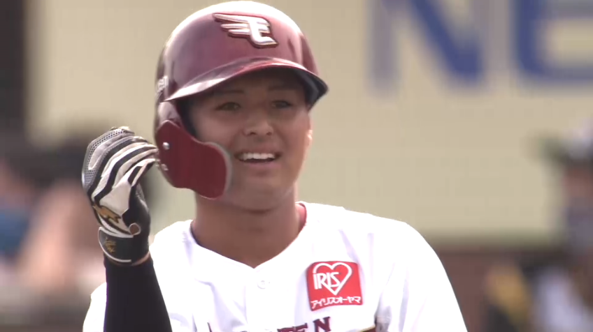 7回裏・E黒川 2点差に迫るタイムリーヒット!!