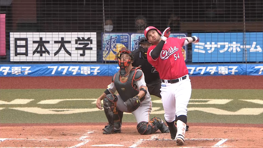 1回裏・Mレアード 追加点を奪うセンターへの犠牲フライを放つ!!