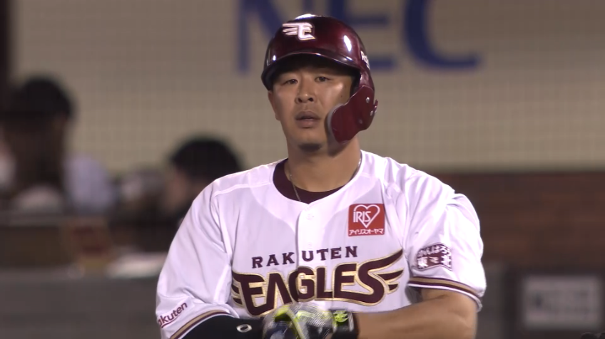 5回裏・E浅村 レフトへのタイムリーヒット!!